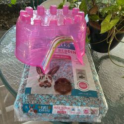 bedding and house  for guinea pigs, hamsters, rats 