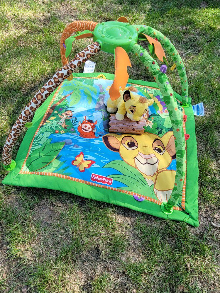 Lion King Play Mat And Talking Toy