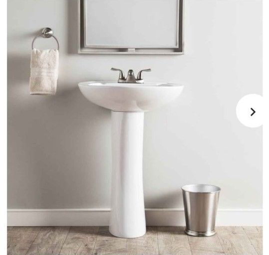 AquaSource pedestal sink NEW IN BOX