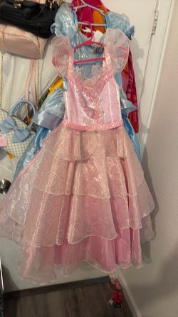 Pink dress custome