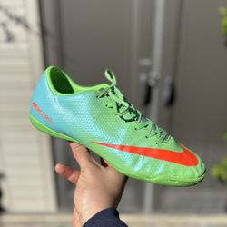 Nike Mercurial Victory IV 555614-380 US 10.5 Cristiano Ronaldo Indoor Rare Green