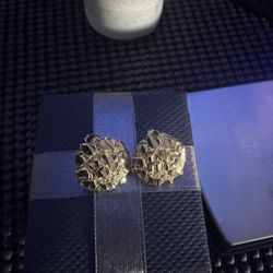 Gold Nugget Earrings 