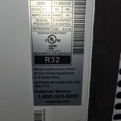 LG 6,000 BTU Window AC-Excellent Condition 