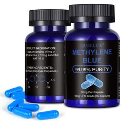 BRAND NEW 1 Bottle Upgrade US.Pgrade Methylene Blue-Pharmaceutical-Grade Lab Quality for Research, Experiments and Science Projects