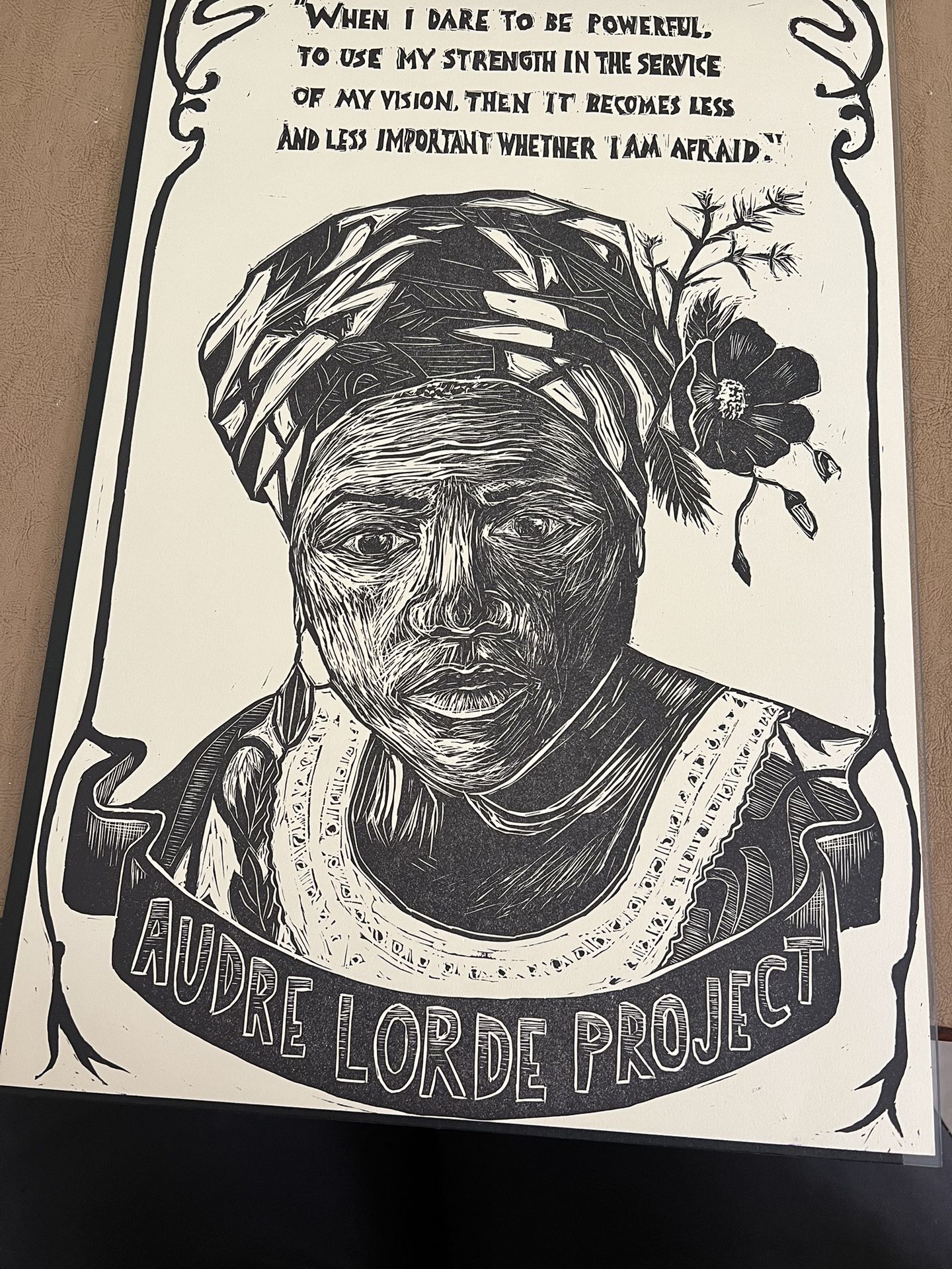 RARE. 1915 Limited Signed 179/230 Audre Lorde Project Piece By Han Sayles