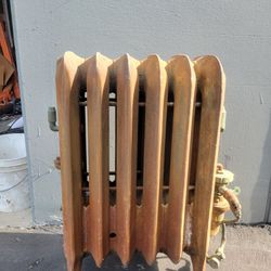 Antique Vintage Cast Iron Radiator Heater Steamer Early 1900's RARE
