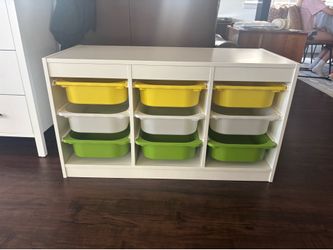 Ikea Trofast Storage with Bins