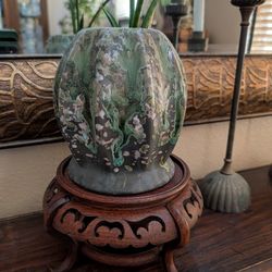 Antique Chinese Carved Rosewood Hardwood Display Base Stand