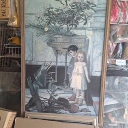 The broken flower pot