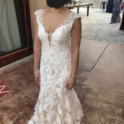 Wedding Dress - Size 8 (US 4 street size)