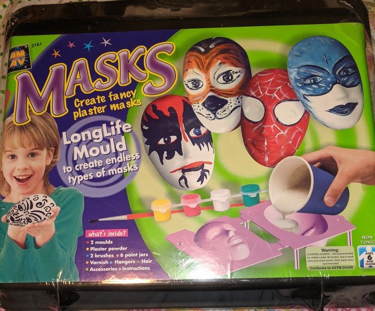 Brand New Sealed In Package Make Your Own Mask.