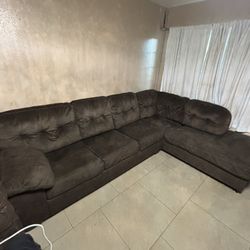 L - SHAPE  SOFA BED  OK COND.   $100  Obo