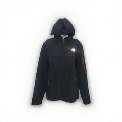 Men Medium New Balance Weatherproof Jacket Full Zip Hoodie 