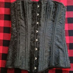 Steel Boned Corset, Long Torso Hourglass Shaper