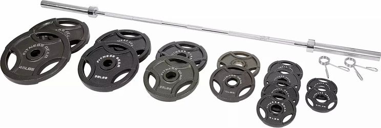 Fitness Gear Olympic Barbell Weight Set