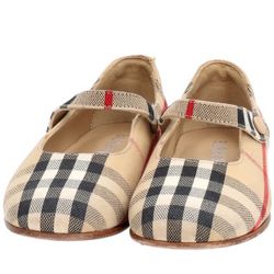 Kids Burberry Plaid Mary Jane Ballerina Flats 