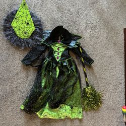 Girls Small Witch Costume