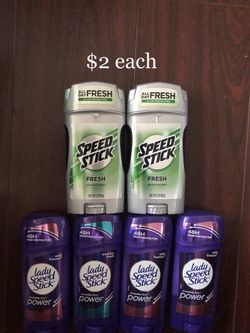 Speed Stick Deodorant $2 each