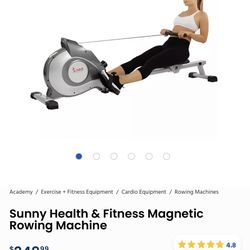Rowing Machine New Asssembled