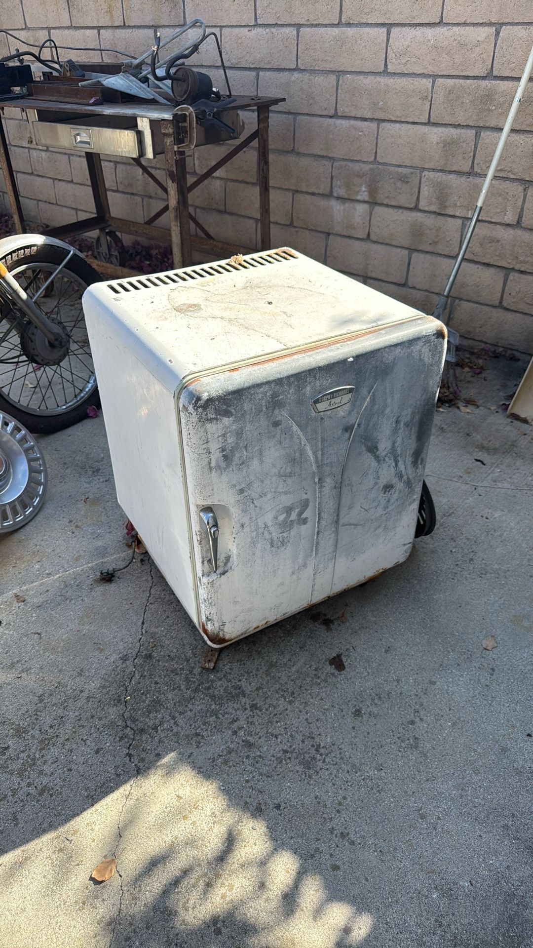 Vintage Refrigerator Out Of A Airstream