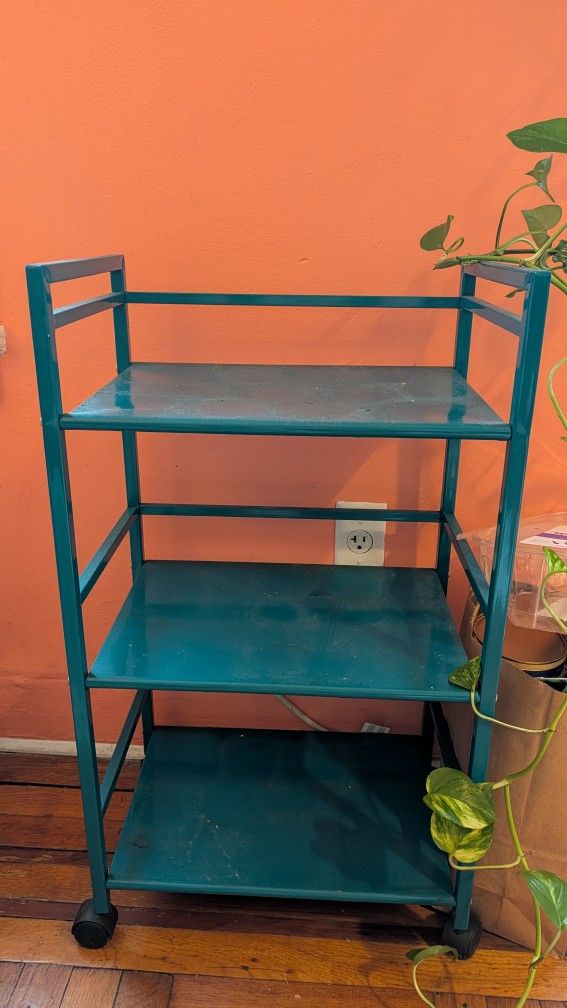 Teal Drink Trolley