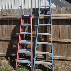 Fiberglass Ladders 8ft & 6ft