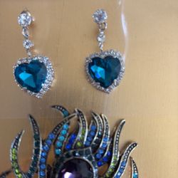 Bundle Gorgeous Earrings And Brooch 