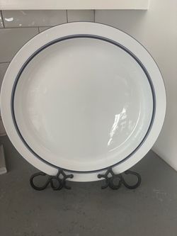 Dansk Bistro Christianshavn Blue 13" Round Platter