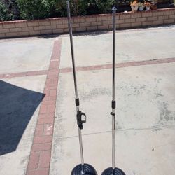 Adj Microphone Stands, Set of 2, ProLine brand.