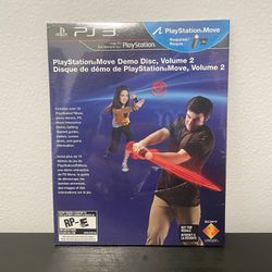 PlayStation Move Demo Disc Volume 2 NEW SEALED (Small Tear) PS3 PS Magazine
