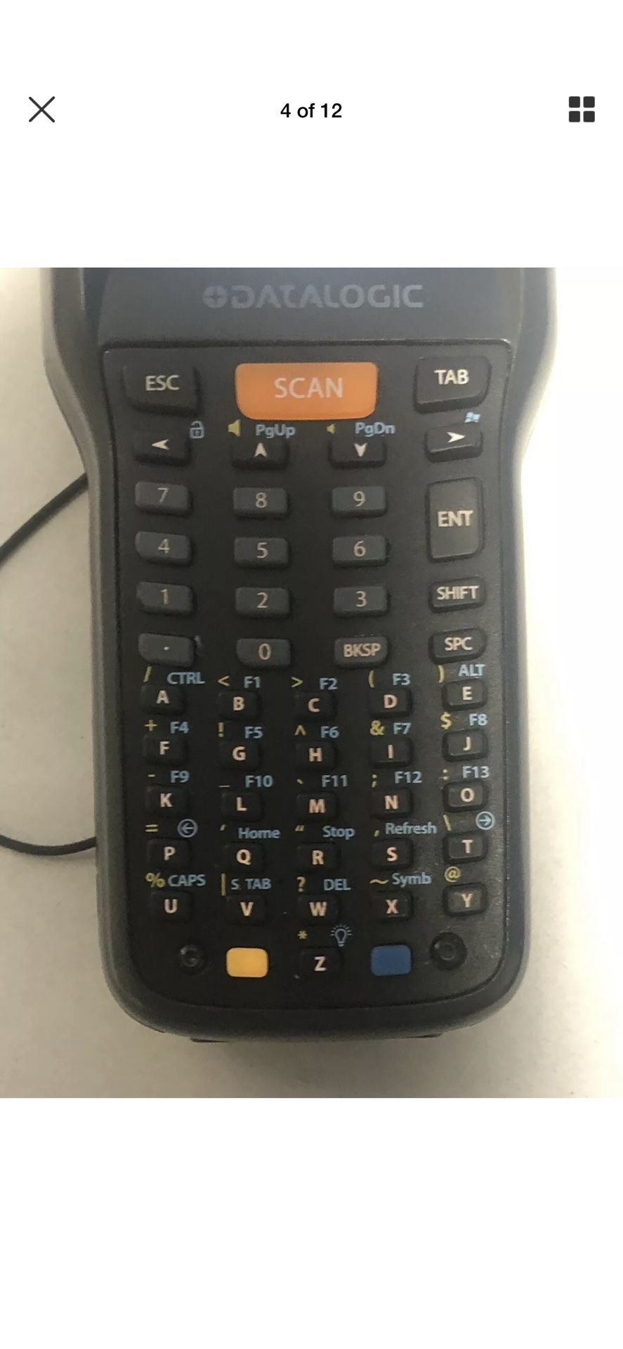 Datalogic Skorpio Scanner w/Trigger and docking Stations