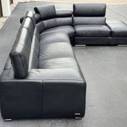 Sofa/Couch Sectional - Real Leather - Delivery Available 🚛
