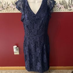 Kensie Lined Lace Dress 