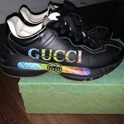 Gucci Rhyton (Iridescent Logo) Shoes 12(45)