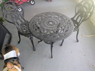 Metal Cafe Set
