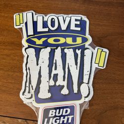 NWT Metal Bud light Decor