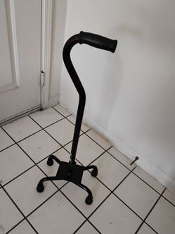Black Adjustable Walking Cane