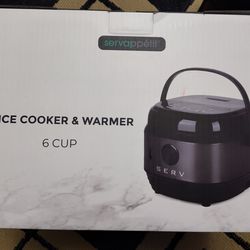 6-cup Rice Cooker and Warmer by Servappetit