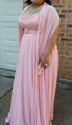 Prom dress size 2xL pink.