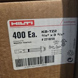 Anchor Bolts 400ct Box 