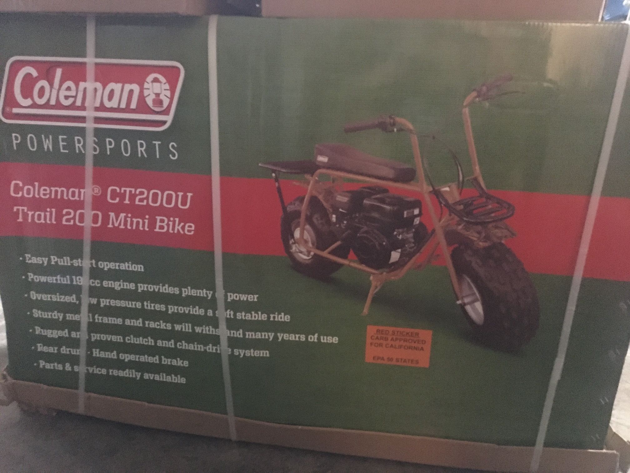New Coleman Power Sports CT200U Trail 200 Mini BikeCAMO for Sale in