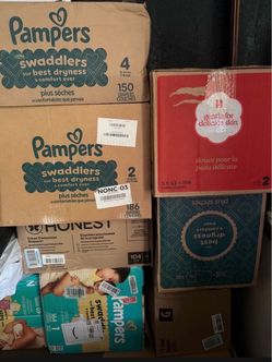 Diapers big boxes