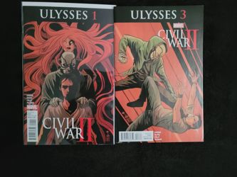 Civil War II: Ulysses #1 & #3 Marvel Comic Lot