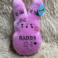 15” Customized Dark Pink Tattooed Lil Peep Inspires Pink Peep
