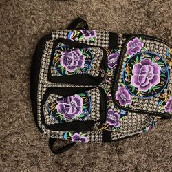 Mexican Floral Backpack