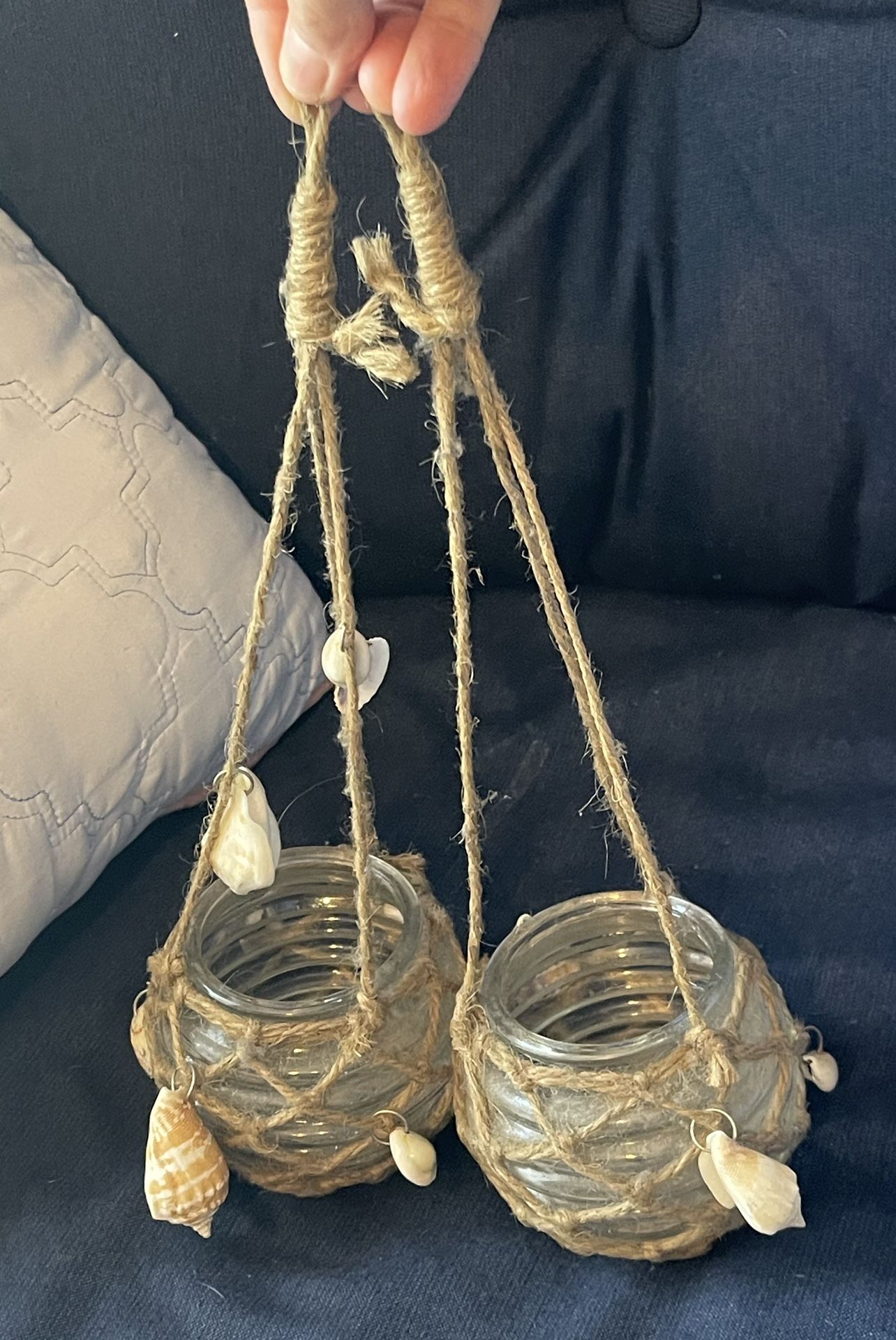 2-candle Holders Beach Theme