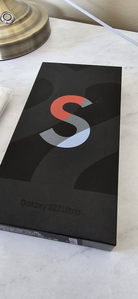 Samsung Galaxy S22 Ultra New Empty Box