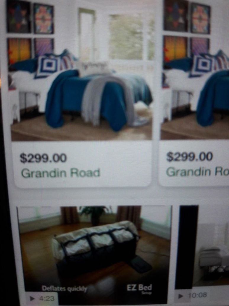 EZ bed Grandin Road Inflatable