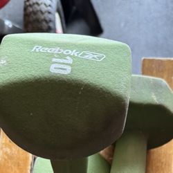 2-10 Lbs REEBOK DUMBBELLS 