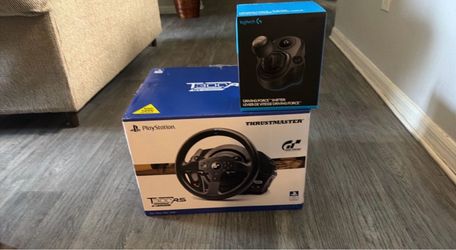 PlayStation Thrustmaster with Logitech shifter